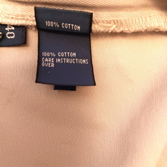 Polo Ralph Lauren Chino Shorts Mens 40 Khaki Pleated Front Golf Casual Pockets - Picture 8 of 8